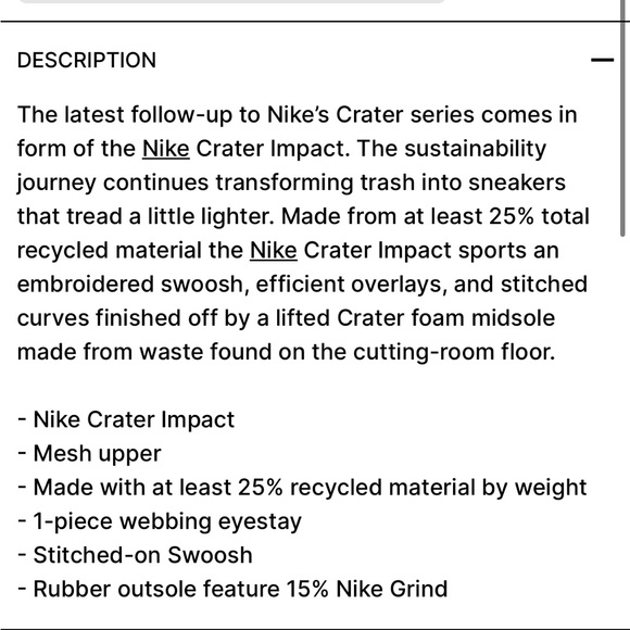 Nike crater impact light bone crimson - Picture 10 of 10